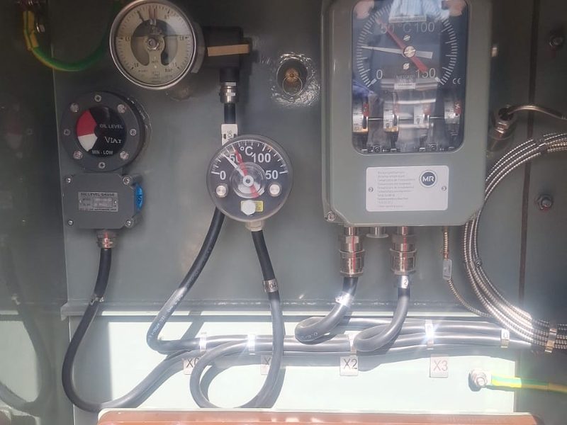 Tablero de control del transformador